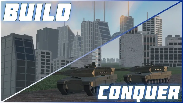 Official Build and Conquer screenshot of city and military units